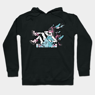 Pixel Art Music Girl Hoodie